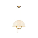 Four Light Pendant<br /><span style="color:#4AB0CE;">Entrega: 1-2 semanas en USA</span><br /><span style="color:#4AB0CE;font-size:60%;">PREGUNTE POR ENTREGA EN PANAMA</span><br />Collection: Crosby<br />Finish: Brushed Gold