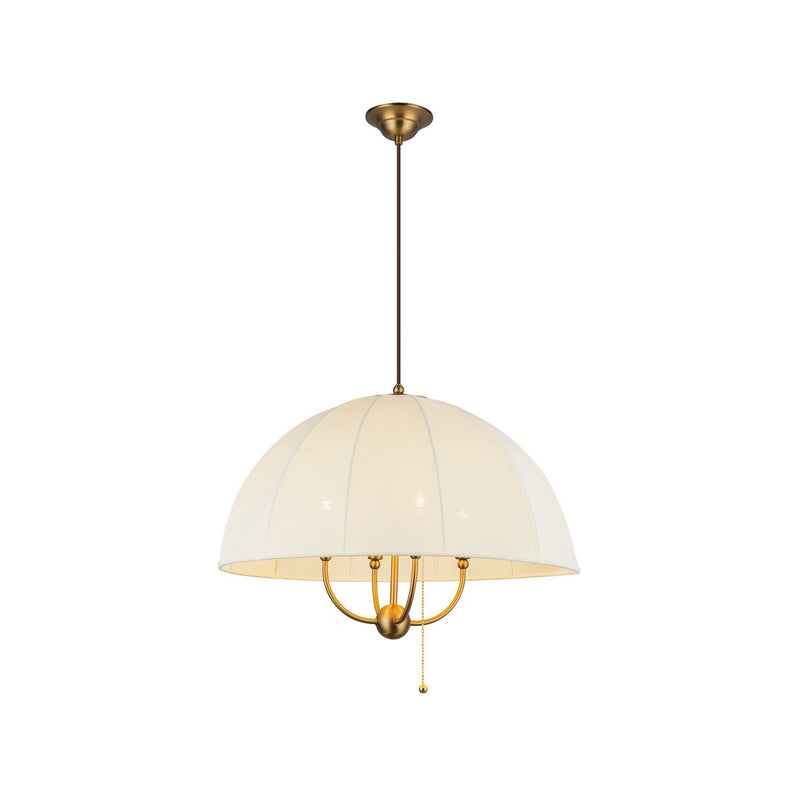 Four Light Pendant<br /><span style="color:#4AB0CE;">Entrega: 4-10 dias en USA</span><br /><span style="color:#4AB0CE;font-size:60%;">PREGUNTE POR ENTREGA EN PANAMA</span><br />Collection: Crosby<br />Finish: Brushed Gold