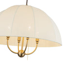Four Light Pendant<br /><span style="color:#4AB0CE;">Entrega: 4-10 dias en USA</span><br /><span style="color:#4AB0CE;font-size:60%;">PREGUNTE POR ENTREGA EN PANAMA</span><br />Collection: Crosby<br />Finish: Brushed Gold