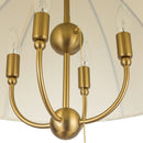 Four Light Pendant<br /><span style="color:#4AB0CE;">Entrega: 4-10 dias en USA</span><br /><span style="color:#4AB0CE;font-size:60%;">PREGUNTE POR ENTREGA EN PANAMA</span><br />Collection: Crosby<br />Finish: Brushed Gold
