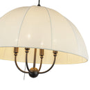 Four Light Pendant<br /><span style="color:#4AB0CE;">Entrega: 4-10 dias en USA</span><br /><span style="color:#4AB0CE;font-size:60%;">PREGUNTE POR ENTREGA EN PANAMA</span><br />Collection: Crosby<br />Finish: Matte Black