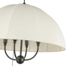 Four Light Pendant<br /><span style="color:#4AB0CE;">Entrega: 4-10 dias en USA</span><br /><span style="color:#4AB0CE;font-size:60%;">PREGUNTE POR ENTREGA EN PANAMA</span><br />Collection: Crosby<br />Finish: Matte Black