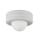 One Light Semi-Flush Mount<br /><span style="color:#4AB0CE;">Entrega: 4-10 dias en USA</span><br /><span style="color:#4AB0CE;font-size:60%;">PREGUNTE POR ENTREGA EN PANAMA</span><br />Collection: Harvey<br />Finish: Antique White