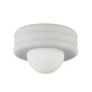 One Light Semi-Flush Mount<br /><span style="color:#4AB0CE;">Entrega: 4-10 dias en USA</span><br /><span style="color:#4AB0CE;font-size:60%;">PREGUNTE POR ENTREGA EN PANAMA</span><br />Collection: Harvey<br />Finish: Antique White