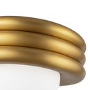 One Light Semi-Flush Mount<br /><span style="color:#4AB0CE;">Entrega: 4-10 dias en USA</span><br /><span style="color:#4AB0CE;font-size:60%;">PREGUNTE POR ENTREGA EN PANAMA</span><br />Collection: Harvey<br />Finish: Brushed Gold