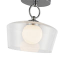 LED Semi Flush Mount<br /><span style="color:#4AB0CE;">Entrega: 4-10 dias en USA</span><br /><span style="color:#4AB0CE;font-size:60%;">PREGUNTE POR ENTREGA EN PANAMA</span><br />Collection: Leota<br />Finish: Chrome/Clear Glass