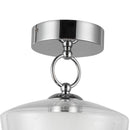 Alora - SF443308CHCL-UNV - LED Semi Flush Mount - Leota - Chrome/Clear Glass