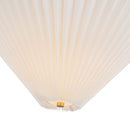 Alora - SF497016BGFW - One Light Semi-Flush Mount - Bridgette - Brushed Gold/Folded White