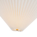 Alora - SF497016BGFW - One Light Semi-Flush Mount - Bridgette - Brushed Gold/Folded White