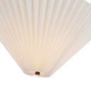 One Light Semi-Flush Mount<br /><span style="color:#4AB0CE;">Entrega: 4-10 dias en USA</span><br /><span style="color:#4AB0CE;font-size:60%;">PREGUNTE POR ENTREGA EN PANAMA</span><br />Collection: Bridgette<br />Finish: Matte Black/Folded White