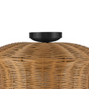 Alora - SF641016MB - One Light Semi-Flush Mount - Kai - Matte Black