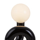 One Light Table Lamp<br /><span style="color:#4AB0CE;">Entrega: 4-10 dias en USA</span><br /><span style="color:#4AB0CE;font-size:60%;">PREGUNTE POR ENTREGA EN PANAMA</span><br />Collection: Sadie<br />Finish: Gloss Black