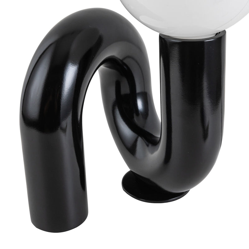 One Light Table Lamp<br /><span style="color:#4AB0CE;">Entrega: 4-10 dias en USA</span><br /><span style="color:#4AB0CE;font-size:60%;">PREGUNTE POR ENTREGA EN PANAMA</span><br />Collection: Sadie<br />Finish: Gloss Black