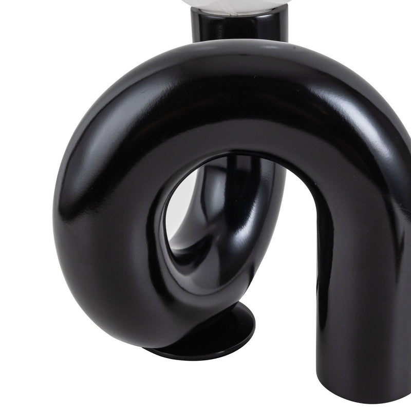 Alora - TL420107GBK - One Light Table Lamp - Sadie - Gloss Black