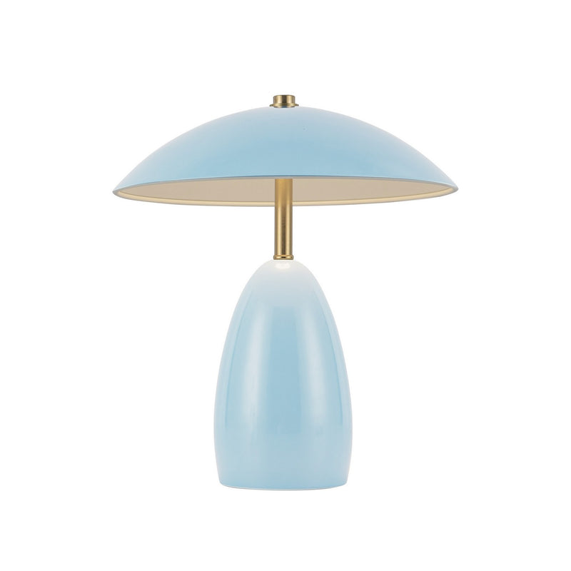 LED Table Lamp<br /><span style="color:#4AB0CE;">Entrega: 4-10 dias en USA</span><br /><span style="color:#4AB0CE;font-size:60%;">PREGUNTE POR ENTREGA EN PANAMA</span><br />Collection: Poppy<br />Finish: Cerulean