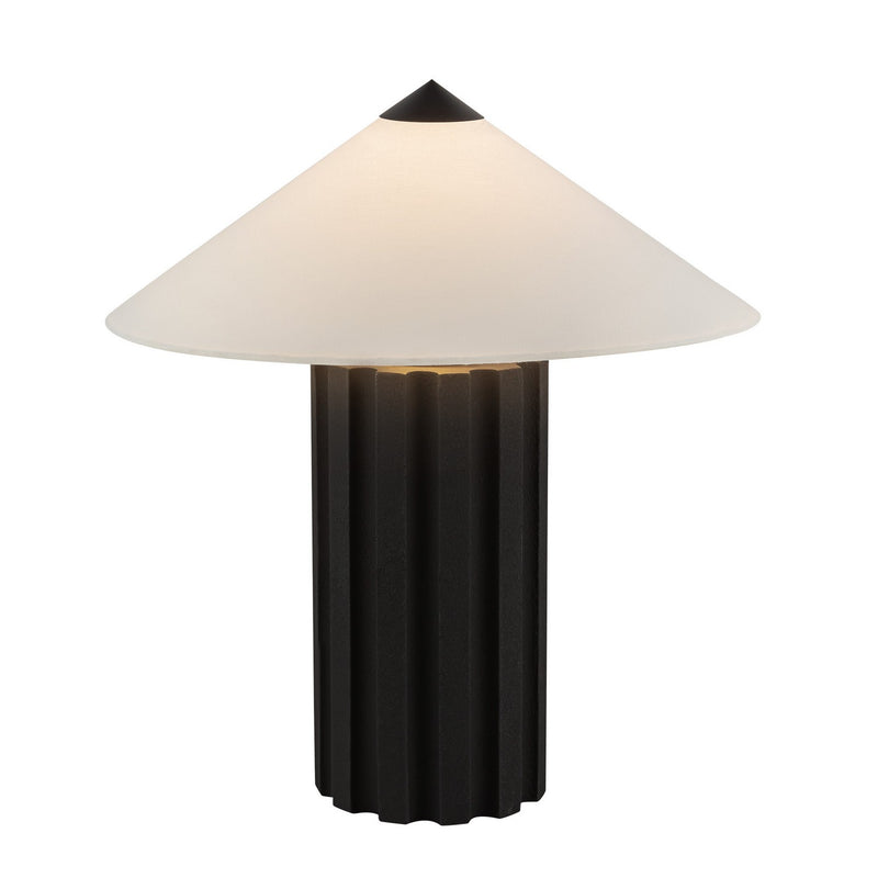 One Light Table Lamp<br /><span style="color:#4AB0CE;">Entrega: 4-10 dias en USA</span><br /><span style="color:#4AB0CE;font-size:60%;">PREGUNTE POR ENTREGA EN PANAMA</span><br />Collection: Ono<br />Finish: Matte Black