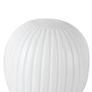 Alora - TL579107MBGR - One Light Table Lamp - Cherise - Matte Black/Glossy Ribbed Opal Glass