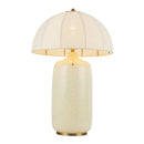 One Light Table Lamp<br /><span style="color:#4AB0CE;">Entrega: 4-10 dias en USA</span><br /><span style="color:#4AB0CE;font-size:60%;">PREGUNTE POR ENTREGA EN PANAMA</span><br />Collection: Crosby<br />Finish: Brushed Gold