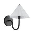 One Light Vanity<br /><span style="color:#4AB0CE;">Entrega: 4-10 dias en USA</span><br /><span style="color:#4AB0CE;font-size:60%;">PREGUNTE POR ENTREGA EN PANAMA</span><br />Collection: Serena<br />Finish: Matte Black/Opal Glass