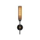 One Light Vanity<br /><span style="color:#4AB0CE;">Entrega: 4-10 dias en USA</span><br /><span style="color:#4AB0CE;font-size:60%;">PREGUNTE POR ENTREGA EN PANAMA</span><br />Collection: Colby<br />Finish: Matte Black/Tan Jute