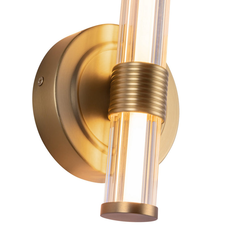 Alora - WV509012BG-UNV - LED Wall/Vanity - Elsie - Brushed Gold