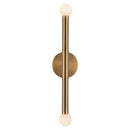 LED Wall/Vanity<br /><span style="color:#4AB0CE;">Entrega: 4-10 dias en USA</span><br /><span style="color:#4AB0CE;font-size:60%;">PREGUNTE POR ENTREGA EN PANAMA</span><br />Collection: Arden<br />Finish: Brushed Gold/Opal Glass