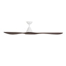 Modern Forms Fans - FR-D2504-72-MW/DW - 72"Ceiling Fan - Carve - Matte White/Dark Walnut