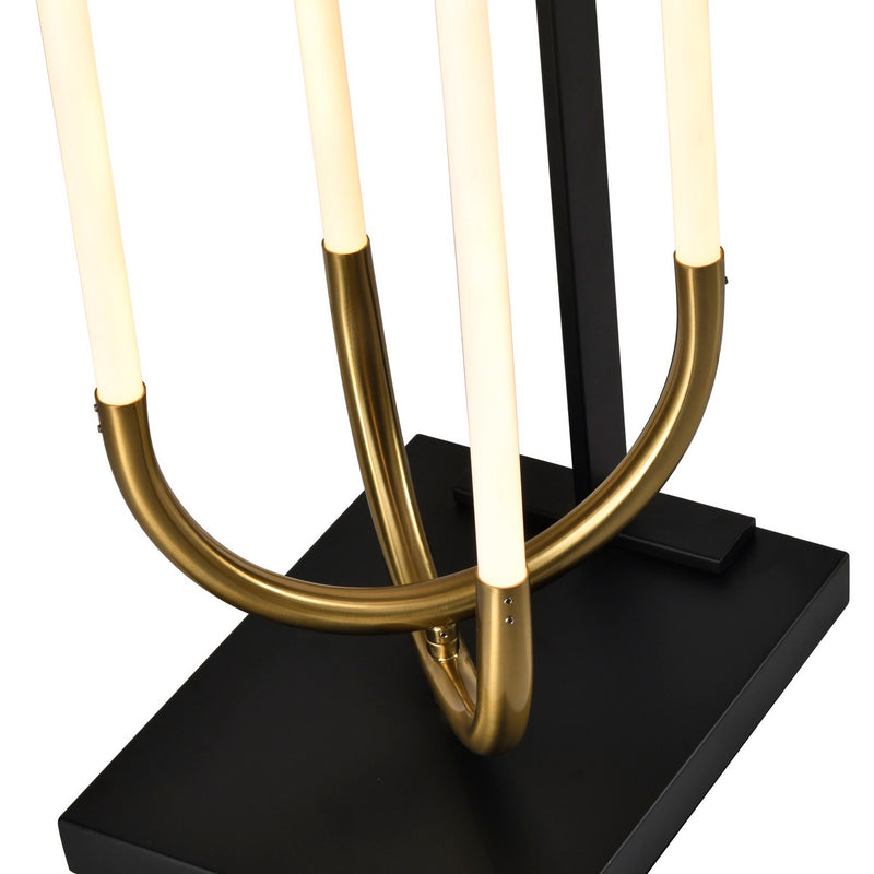 LED Floor Lamp<br /><span style="color:#4AB0CE;">Entrega: 4-10 dias en USA</span><br /><span style="color:#4AB0CE;font-size:60%;">PREGUNTE POR ENTREGA EN PANAMA</span><br />Collection: Cascata<br />Finish: Black, Brushed Brass
