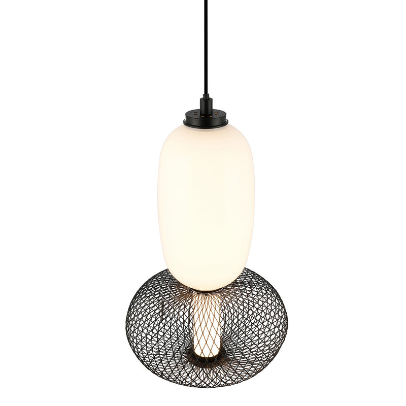 LED Pendant<br /><span style="color:#4AB0CE;">Entrega: 4-10 dias en USA</span><br /><span style="color:#4AB0CE;font-size:60%;">PREGUNTE POR ENTREGA EN PANAMA</span><br />Collection: Ace<br />Finish: Black