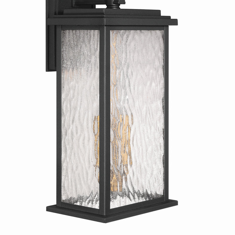 Two Light Outdoor Wall Sconce<br /><span style="color:#4AB0CE;">Entrega: 4-10 dias en USA</span><br /><span style="color:#4AB0CE;font-size:60%;">PREGUNTE POR ENTREGA EN PANAMA</span><br />Collection: Estate<br />Finish: Black, Brass