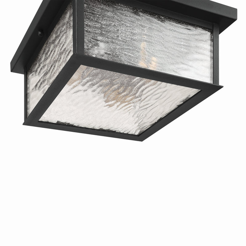 Artcraft Canada - AC9276BK - Three Light Outdoor Flush Mount - Estate - Black, Brass