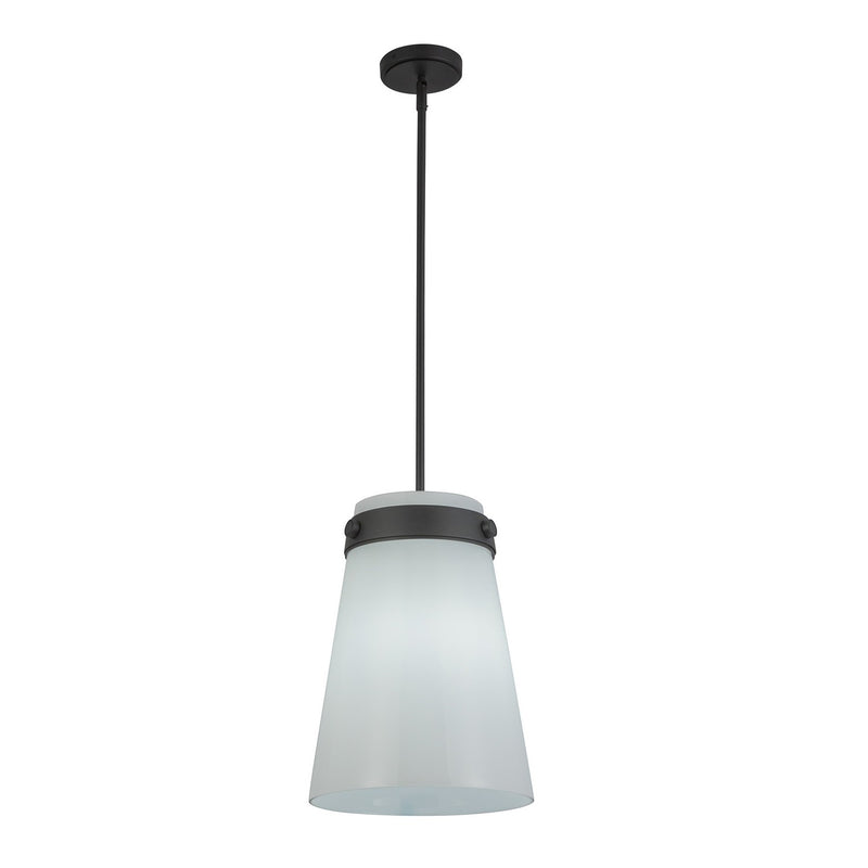 One Light Pendant<br /><span style="color:#4AB0CE;">Entrega: 4-10 dias en USA</span><br /><span style="color:#4AB0CE;font-size:60%;">PREGUNTE POR ENTREGA EN PANAMA</span><br />Collection: Dahlia<br />Finish: Black