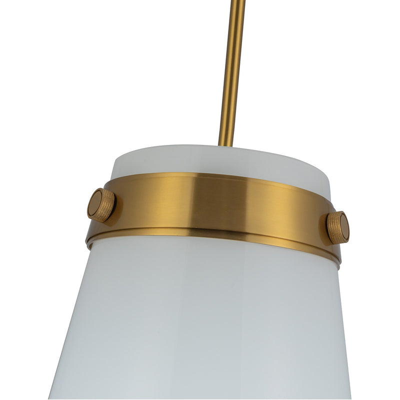 Artcraft Canada - AC10640BR - One Light Pendant - Dahlia - Brushed Brass