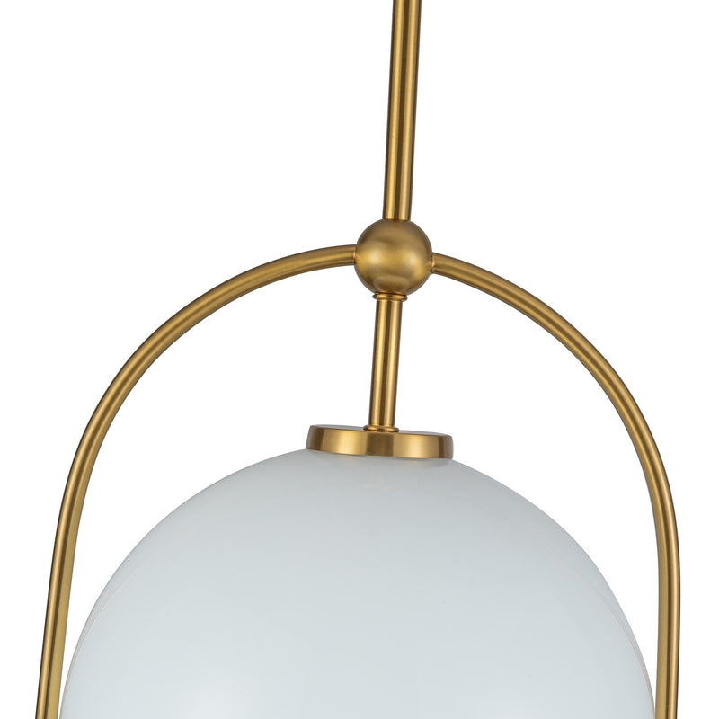 Artcraft Canada - AC10650BR - One Light Pendant - Dahlia - Brushed Brass