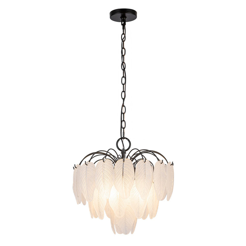 Four Light Pendant<br /><span style="color:#4AB0CE;">Entrega: 4-10 dias en USA</span><br /><span style="color:#4AB0CE;font-size:60%;">PREGUNTE POR ENTREGA EN PANAMA</span><br />Collection: Alessia<br />Finish: Black
