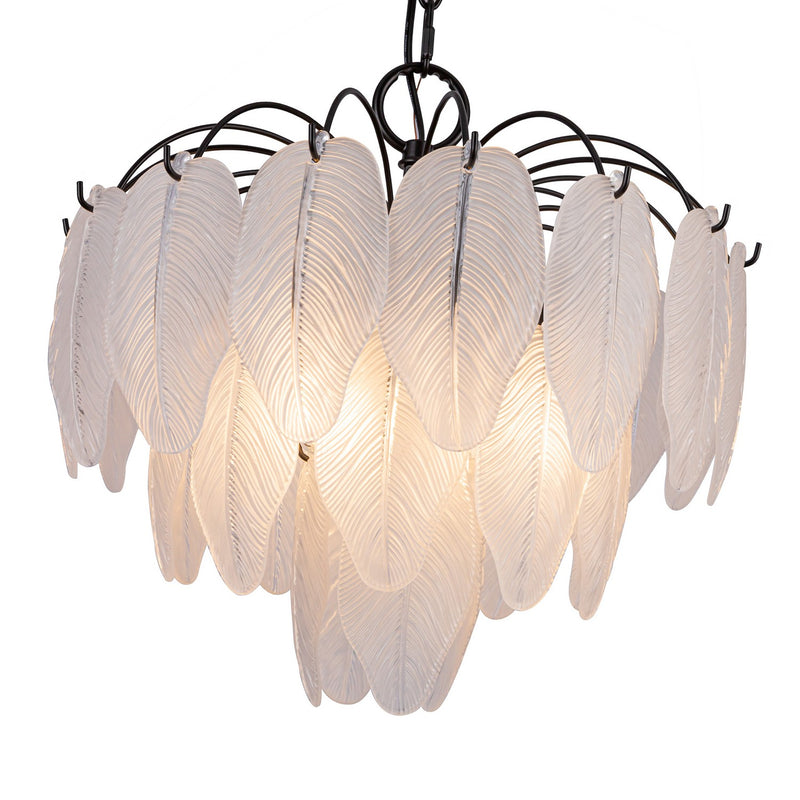 Artcraft Canada - AC11780BK - Four Light Pendant - Alessia - Black