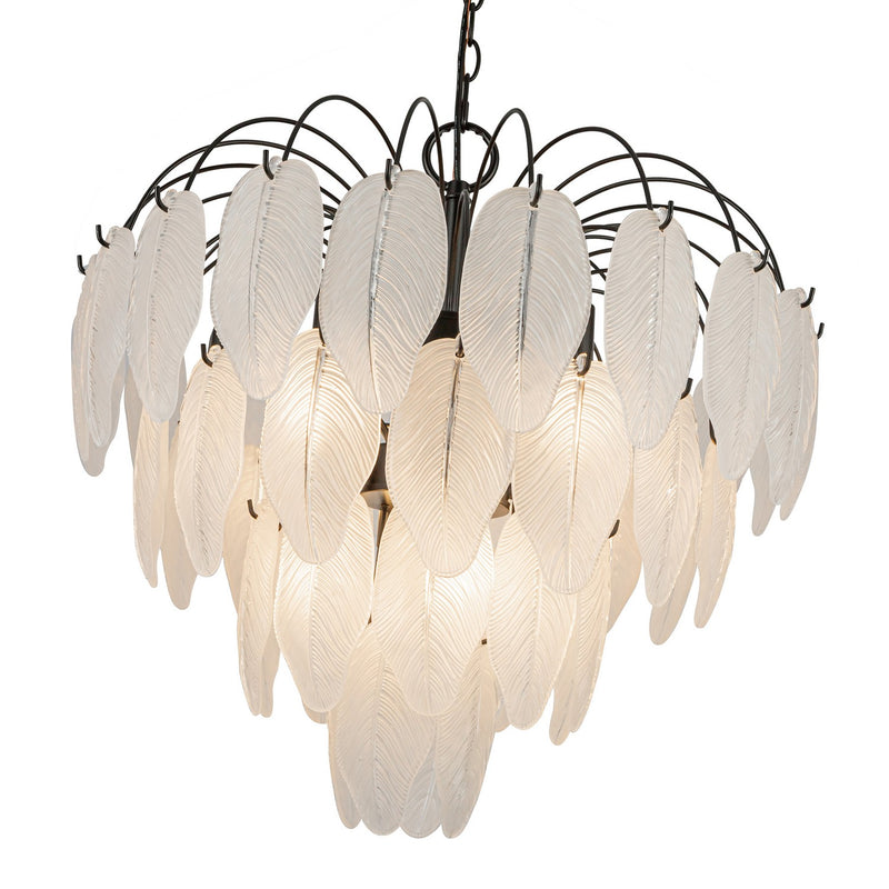 Artcraft Canada - AC11781BK - Ten Light Chandelier - Alessia - Black