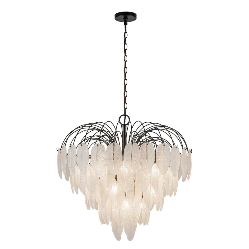 19 Light Chandelier<br /><span style="color:#4AB0CE;">Entrega: 4-10 dias en USA</span><br /><span style="color:#4AB0CE;font-size:60%;">PREGUNTE POR ENTREGA EN PANAMA</span><br />Collection: Alessia<br />Finish: Black