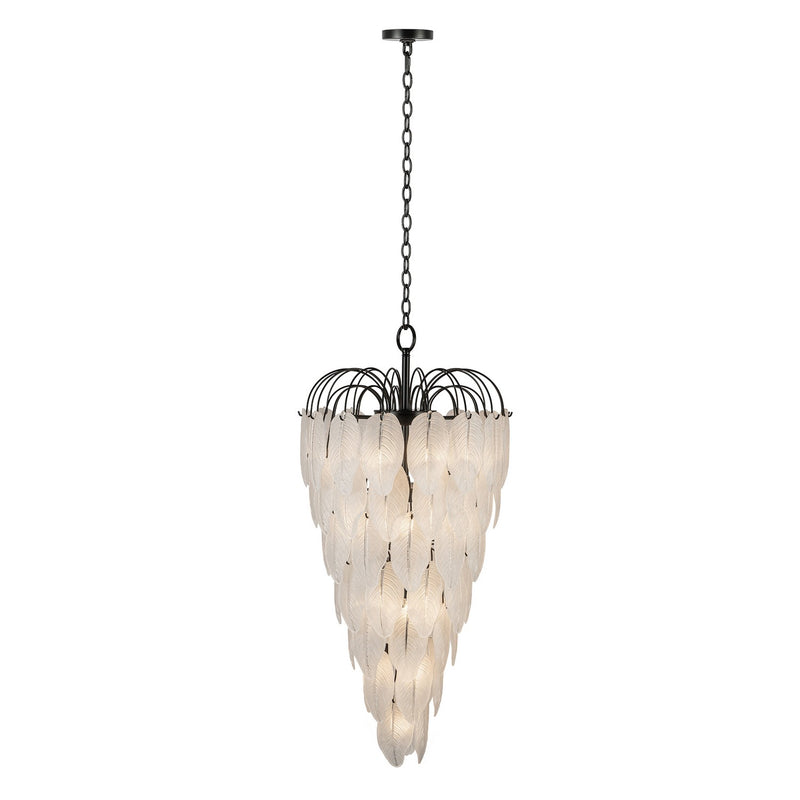 23 Light Chandelier<br /><span style="color:#4AB0CE;">Entrega: 4-10 dias en USA</span><br /><span style="color:#4AB0CE;font-size:60%;">PREGUNTE POR ENTREGA EN PANAMA</span><br />Collection: Alessia<br />Finish: Black