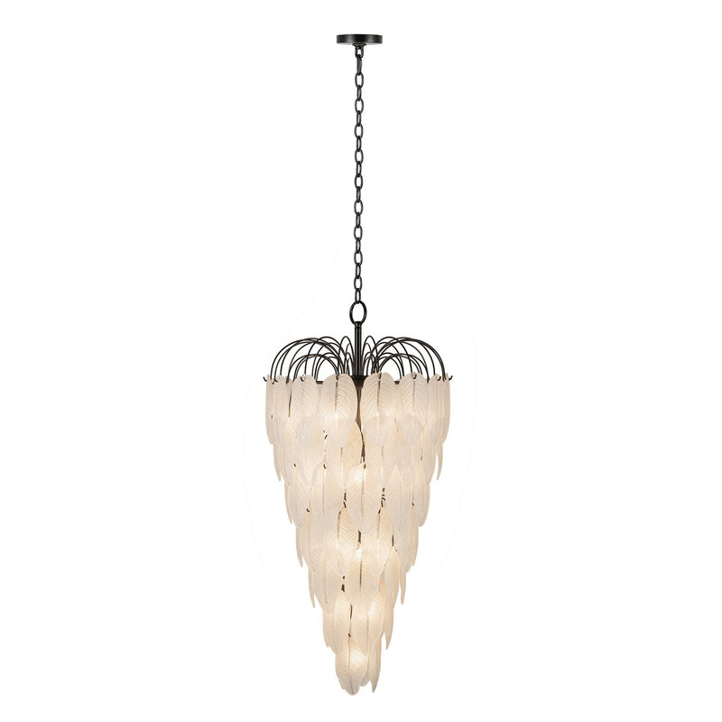 23 Light Chandelier<br /><span style="color:#4AB0CE;">Entrega: 4-10 dias en USA</span><br /><span style="color:#4AB0CE;font-size:60%;">PREGUNTE POR ENTREGA EN PANAMA</span><br />Collection: Alessia<br />Finish: Black