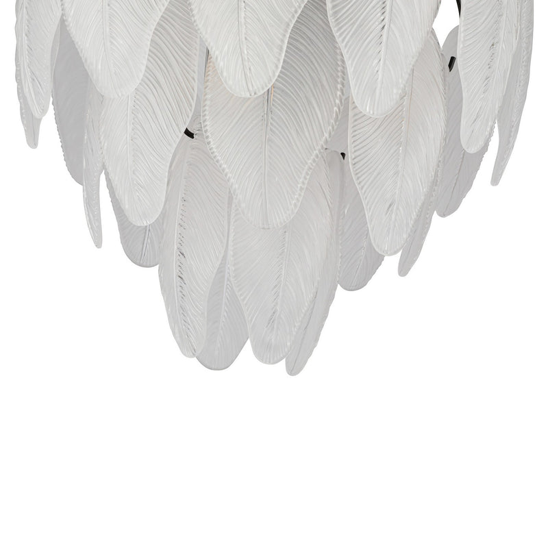 Artcraft Canada - AC11785BK - Four Light Semi Flush Mount - Alessia - Black