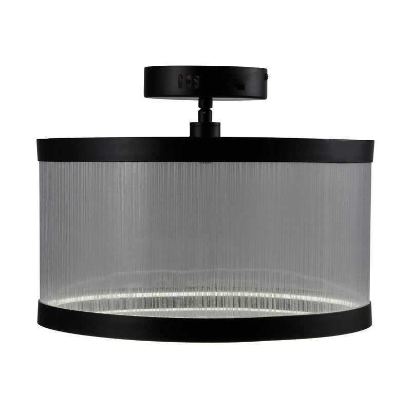 LED Semi Flush Mount<br /><span style="color:#4AB0CE;">Entrega: 4-10 dias en USA</span><br /><span style="color:#4AB0CE;font-size:60%;">PREGUNTE POR ENTREGA EN PANAMA</span><br />Collection: Cora<br />Finish: Silver