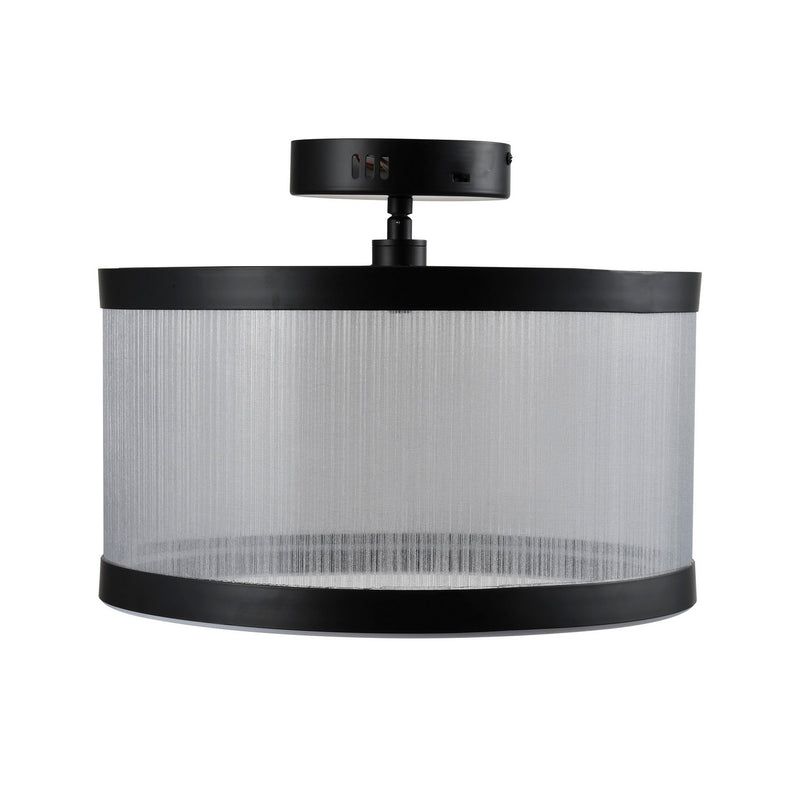 LED Semi Flush Mount<br /><span style="color:#4AB0CE;">Entrega: 4-10 dias en USA</span><br /><span style="color:#4AB0CE;font-size:60%;">PREGUNTE POR ENTREGA EN PANAMA</span><br />Collection: Cora<br />Finish: Silver