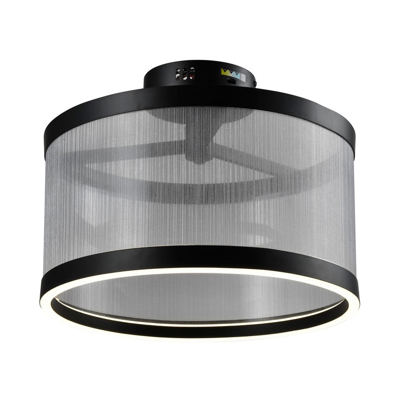LED Semi Flush Mount<br /><span style="color:#4AB0CE;">Entrega: 4-10 dias en USA</span><br /><span style="color:#4AB0CE;font-size:60%;">PREGUNTE POR ENTREGA EN PANAMA</span><br />Collection: Cora<br />Finish: Silver