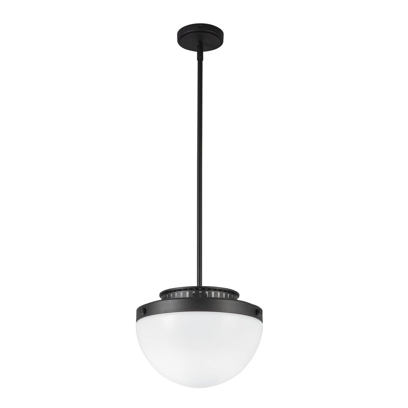 One Light Pendant<br /><span style="color:#4AB0CE;">Entrega: 4-10 dias en USA</span><br /><span style="color:#4AB0CE;font-size:60%;">PREGUNTE POR ENTREGA EN PANAMA</span><br />Collection: Dahlia<br />Finish: Black