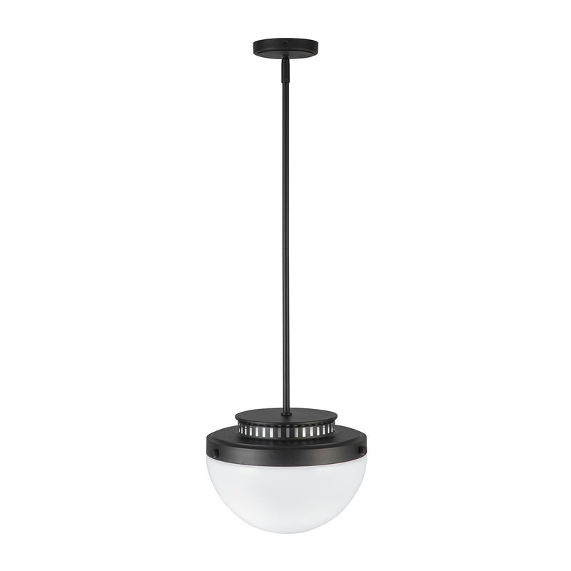 One Light Pendant<br /><span style="color:#4AB0CE;">Entrega: 4-10 dias en USA</span><br /><span style="color:#4AB0CE;font-size:60%;">PREGUNTE POR ENTREGA EN PANAMA</span><br />Collection: Dahlia<br />Finish: Black