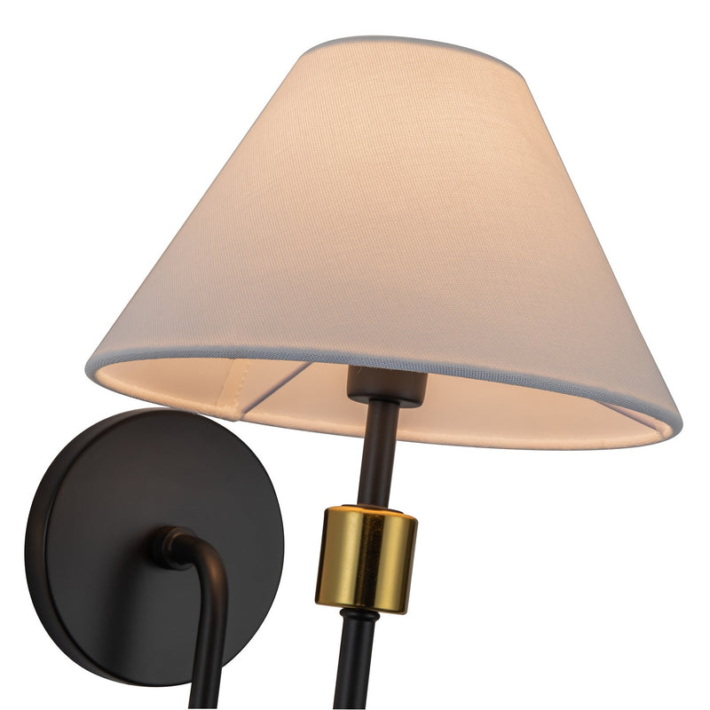 Artcraft Canada - AC12031BB - One Light Wall Sconce - Providence - Black, Brushed Brass