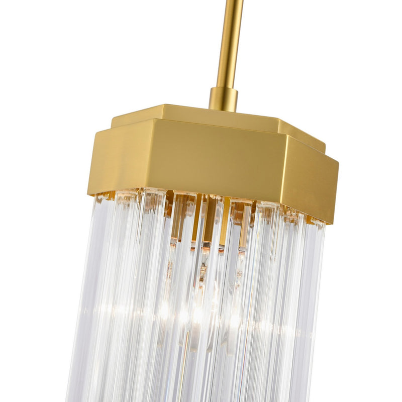 Artcraft Canada - AC12060BR - One Light Pendant - Emma - Brushed Brass