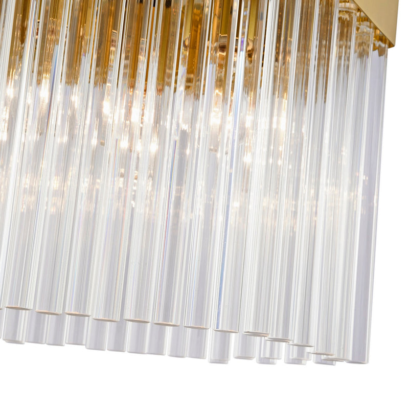 Three Light Pendant<br /><span style="color:#4AB0CE;">Entrega: 4-10 dias en USA</span><br /><span style="color:#4AB0CE;font-size:60%;">PREGUNTE POR ENTREGA EN PANAMA</span><br />Collection: Emma<br />Finish: Brushed Brass