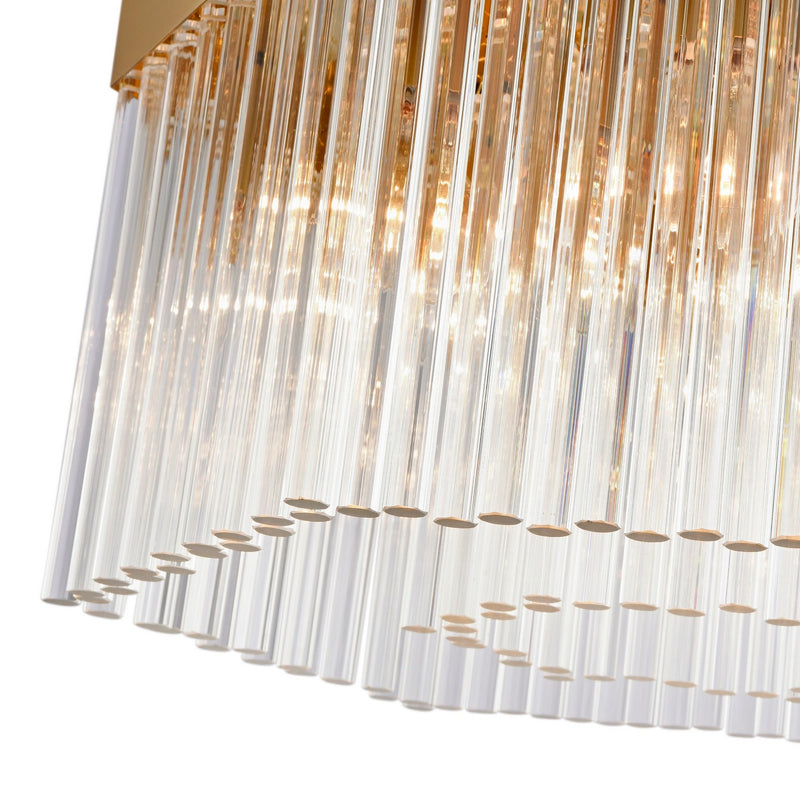 Artcraft Canada - AC12063BR - Seven Light Chandelier - Emma - Brushed Brass